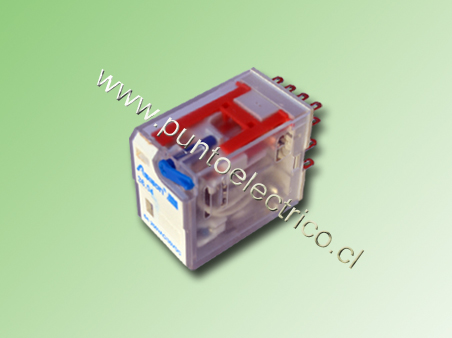 RELE DE 4 CONTACTOS CONMUTABLES. BOBINA 24VDC 2mm - PE140136