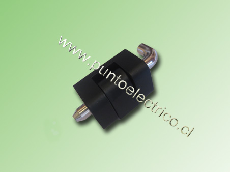 BISAGRA DE ENCAJE COLOR NEGRO CON PASADOR HILO M6 - PE210010