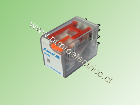 RELE DE 2 CONTACTOS CONMUTABLES. BOBINA 12VAC. 2mm - PE140111