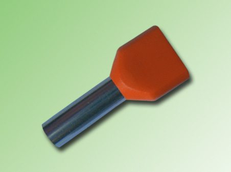 FERRULE AISLADO DOBLE 4,0mm COLOR NARANJA-PE130037