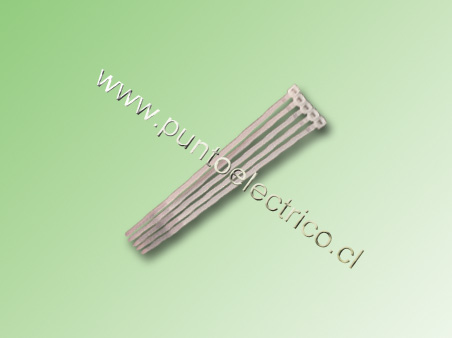 AMARRAS PLASTICAS BLANCAS 3,6 x 200mm-PE120107