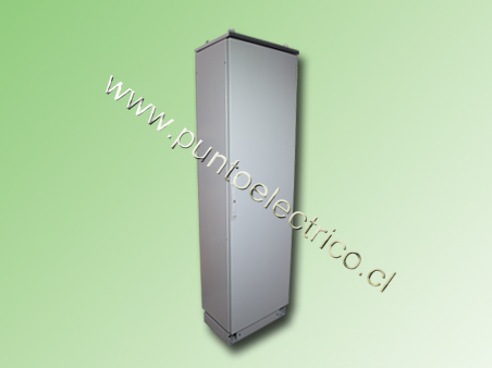 GABINETE METÁLICO 2000x600x400mm RAL7035, CON PUERTA INTERIOR COD:PE240300