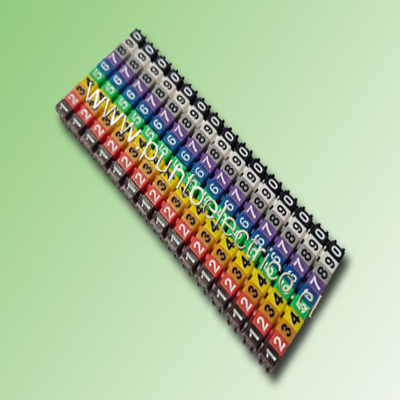 TIRA DE 15 MARCAS CABLE 1.5mm2 N°5  3,2mm Ø. PE120445