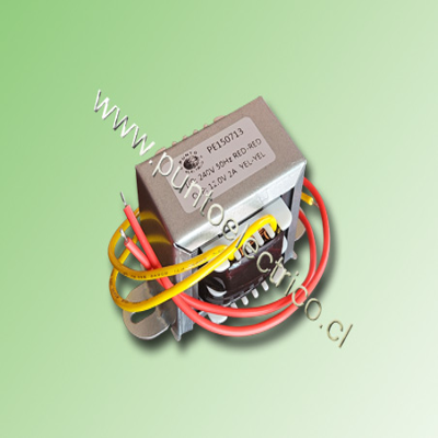 TRANSFORMADOR DE CONTROL 240VAC/50HZ A 12VAC 2AMP (24VA)