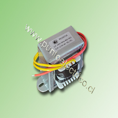 TRANSFORMADOR DE CONTROL 240VAC/50HZ A 12VAC 4 AMP (48VA)
